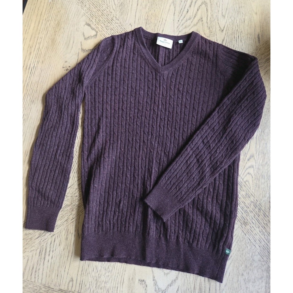 Hoggs Of Fife 1888 Sweater Womens Size Small/Med 10/12  Lambs Wool From The U.K.